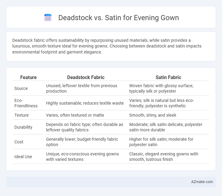 Deadstock vs. Satin for Evening Gown - What is The Difference?