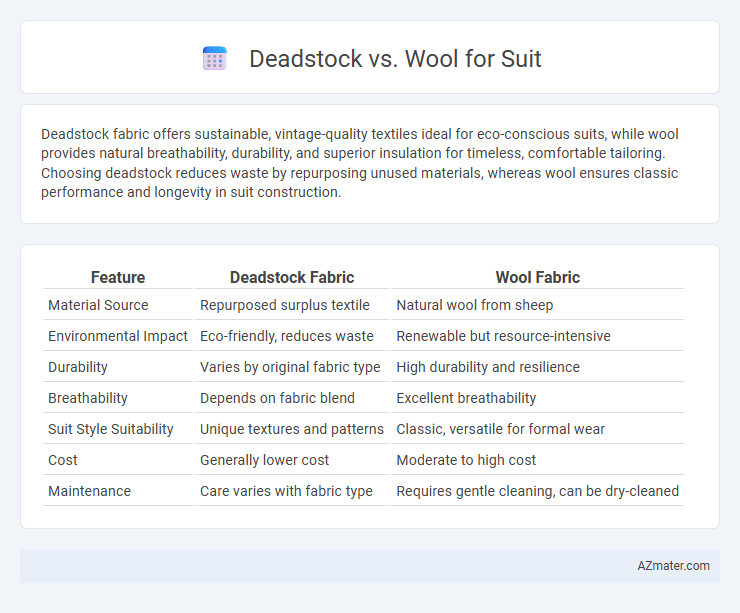 Deadstock vs. Wool for Suit - What is The Difference?