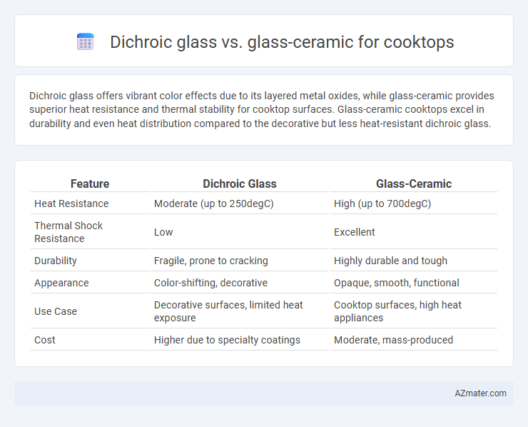 Dichroic glass vs. glass-ceramic for cooktops - What is The Difference?