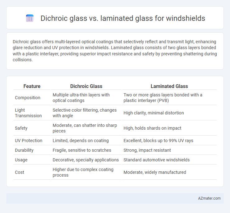 Dichroic glass vs. laminated glass for windshields - What is The Difference?