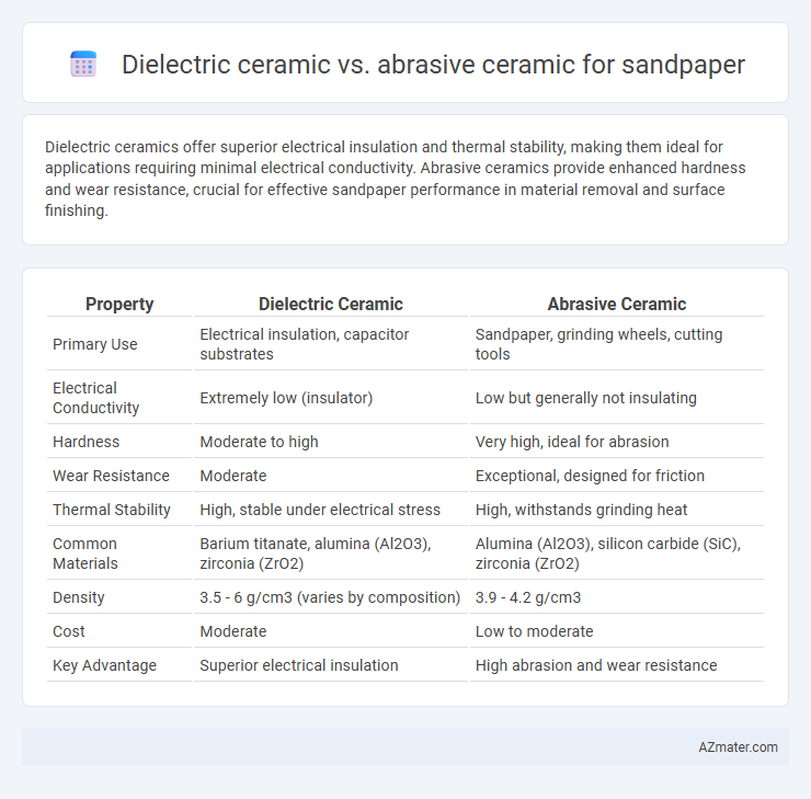 Dielectric ceramic vs. abrasive ceramic for sandpaper - What is The Difference?