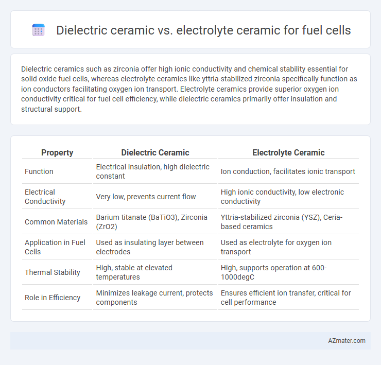 Dielectric ceramic vs. electrolyte ceramic for fuel cells - What is The Difference?