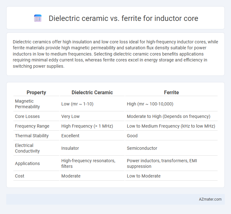 Dielectric ceramic vs. ferrite for inductor core - What is The Difference?