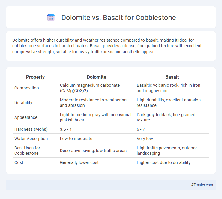 Dolomite vs. Basalt for Cobblestone - What is The Difference?