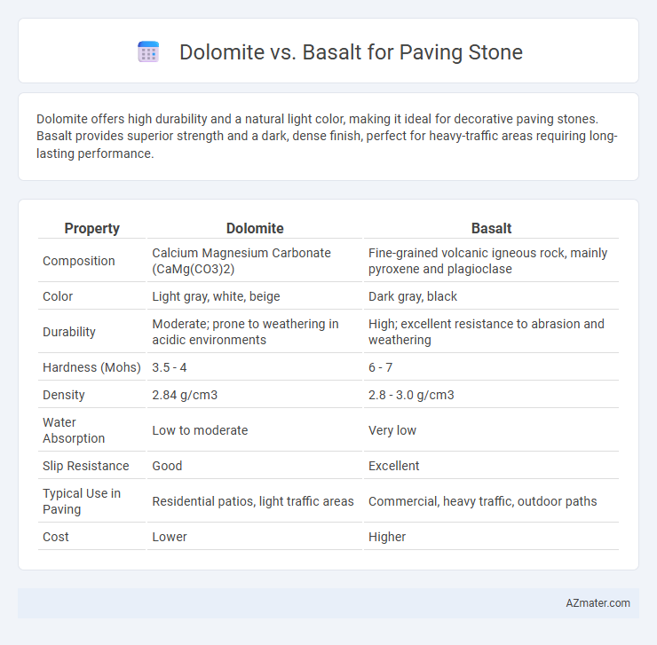 Dolomite vs. Basalt for Paving Stone - What is The Difference?