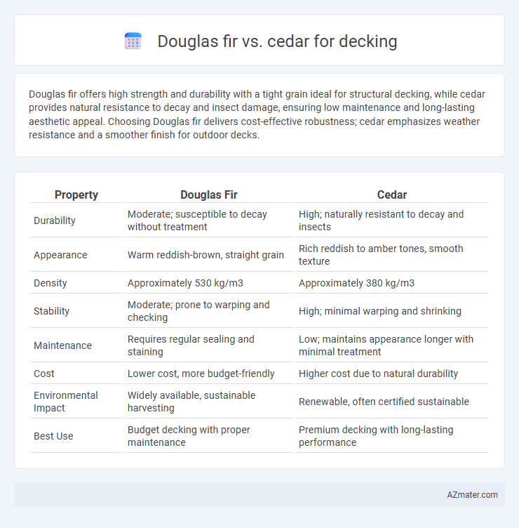 Douglas fir vs. cedar for decking - What is The Difference?