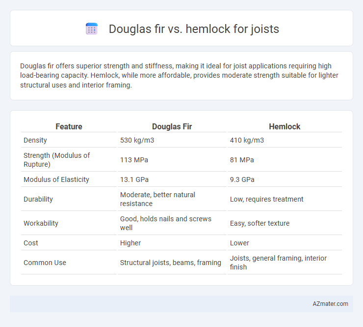 Douglas fir vs. hemlock for joists - What is The Difference?