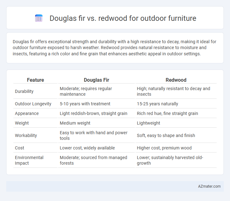 Douglas fir vs. redwood for outdoor furniture - What is The Difference?
