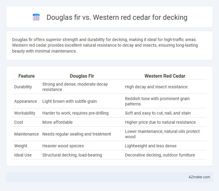 Douglas fir vs. Western red cedar for decking - What is The Difference?