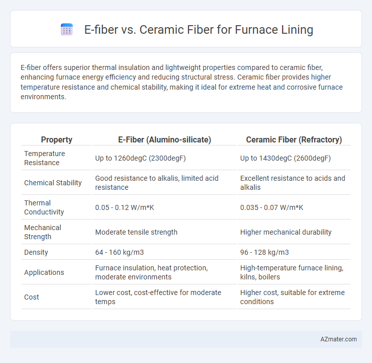 E-fiber vs. Ceramic Fiber for Furnace Lining - What is The Difference?