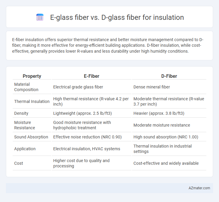 E-glass fiber vs. D-glass fiber for insulation - What is The Difference?