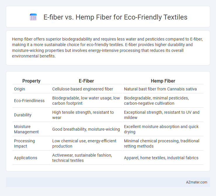 E-fiber vs. Hemp Fiber for Eco-Friendly Textiles - What is The Difference?