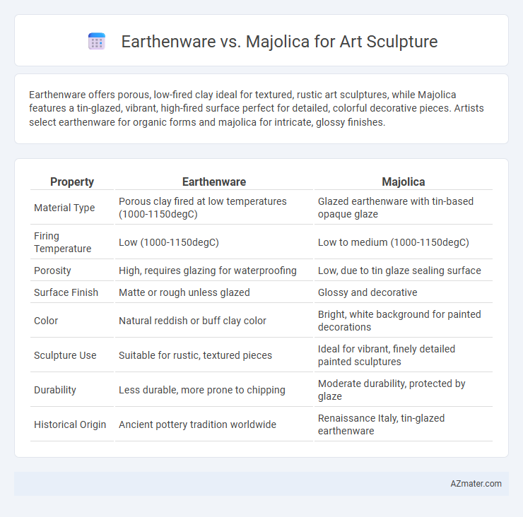 Earthenware vs. Majolica for Art Sculpture - What is The Difference?