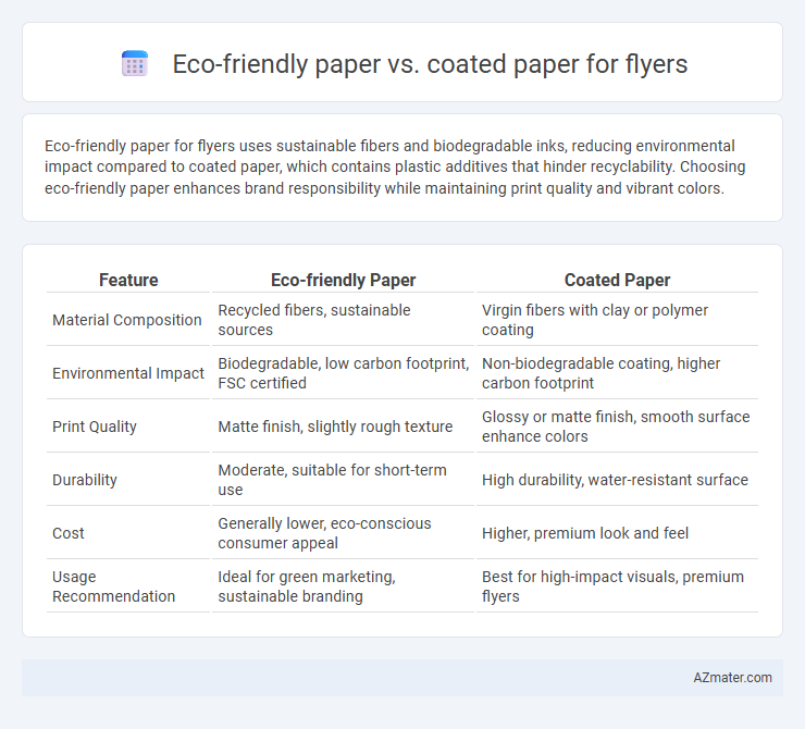 Eco-friendly paper vs. coated paper for flyers - What is The Difference?