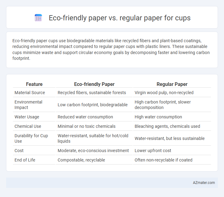 Eco-friendly paper vs. regular paper for cups - What is The Difference?