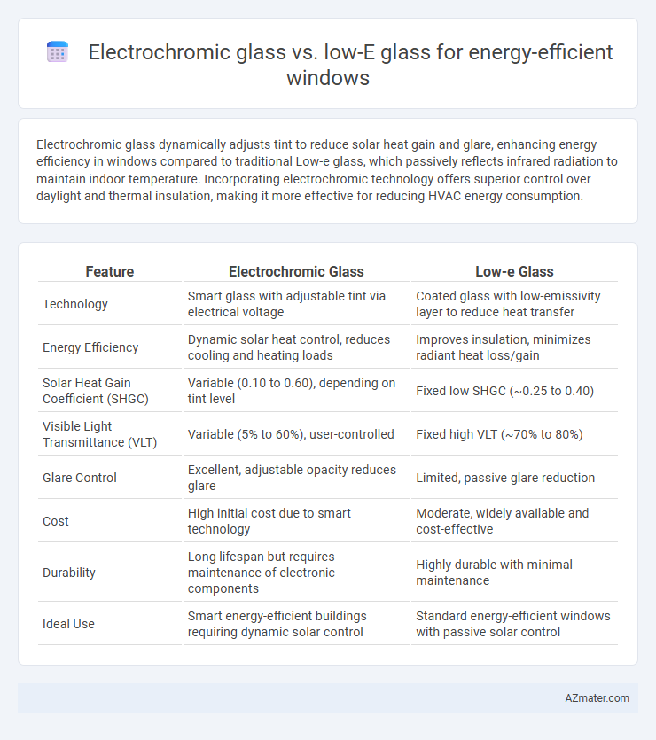 Electrochromic glass vs. low-E glass for energy-efficient windows - What is The Difference?