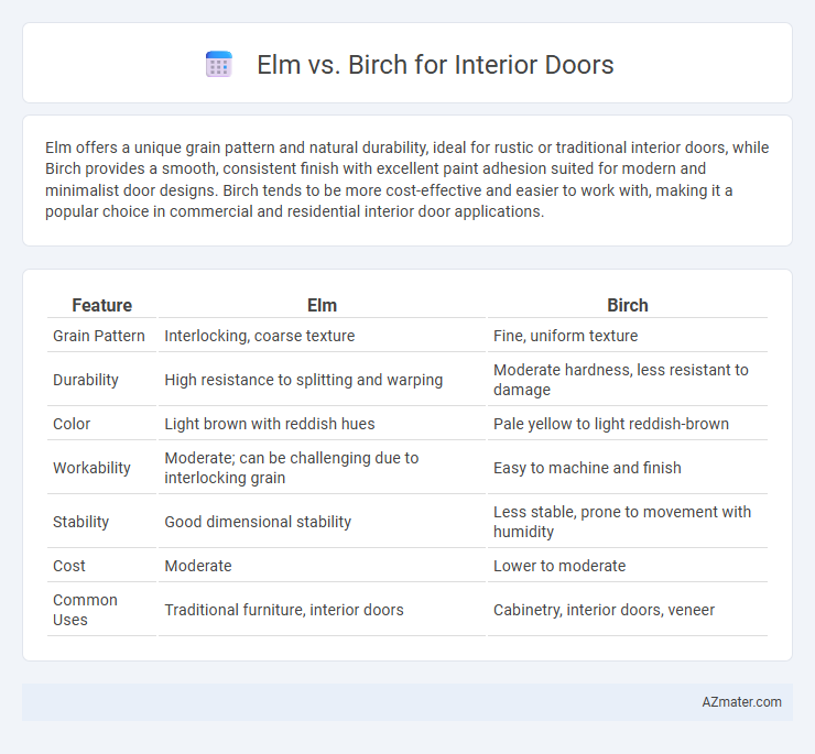 Elm vs. Birch for Interior Doors - What is The Difference?