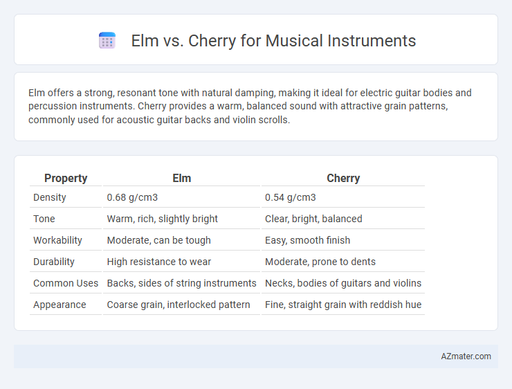 Elm vs. Cherry for Musical Instruments - What is The Difference?