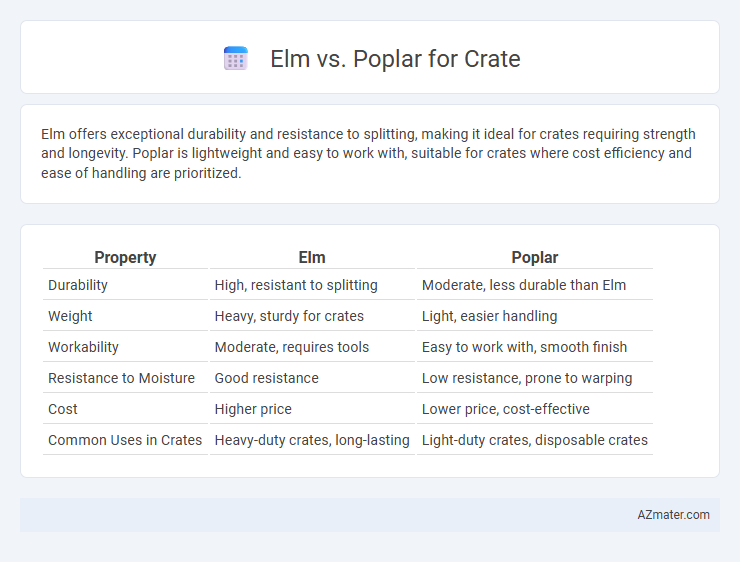 Elm vs. Poplar for Crate - What is The Difference?