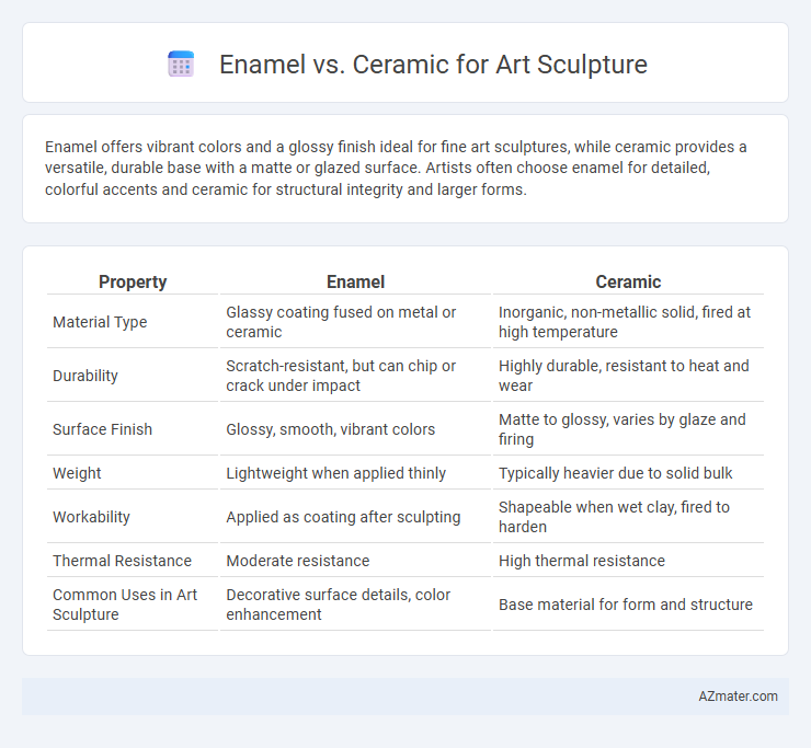 Enamel vs. Ceramic for Art Sculpture - What is The Difference?
