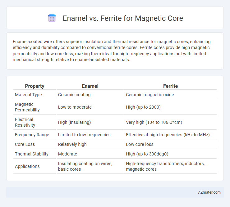 Enamel vs. Ferrite for Magnetic Core - What is The Difference?