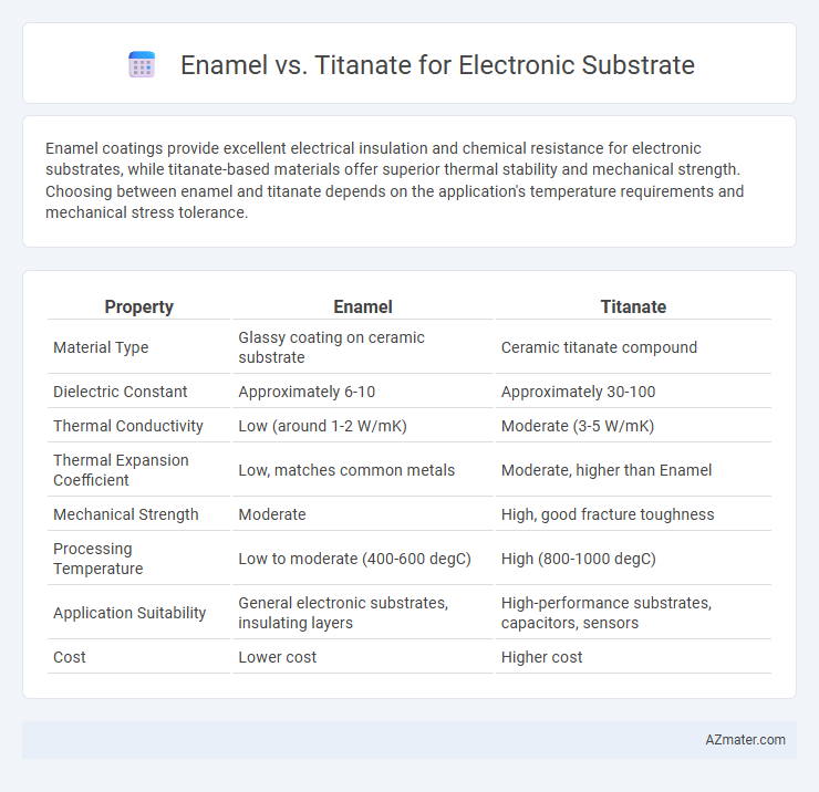 Enamel vs. Titanate for Electronic Substrate - What is The Difference?