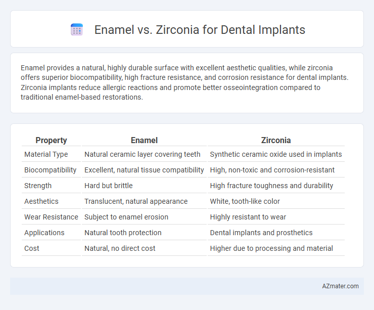Enamel vs. Zirconia for Dental Implants - What is The Difference?
