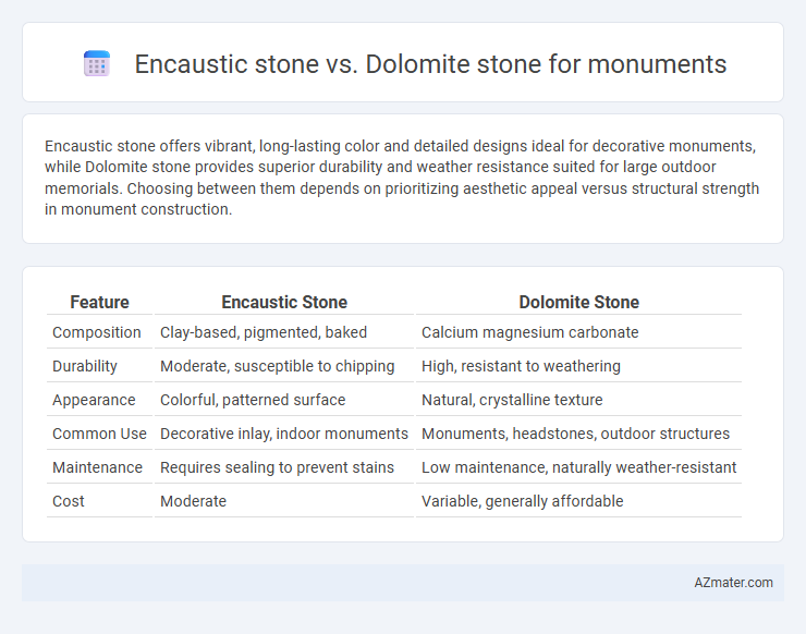 Encaustic stone vs. Dolomite stone for monuments - What is The Difference?