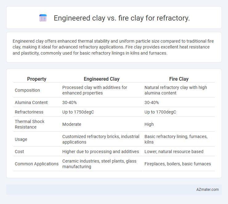 Engineered clay vs. fire clay for refractory. - What is The Difference?