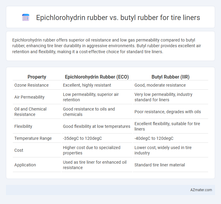 Epichlorohydrin rubber vs. butyl rubber for tire liners - What is The Difference?