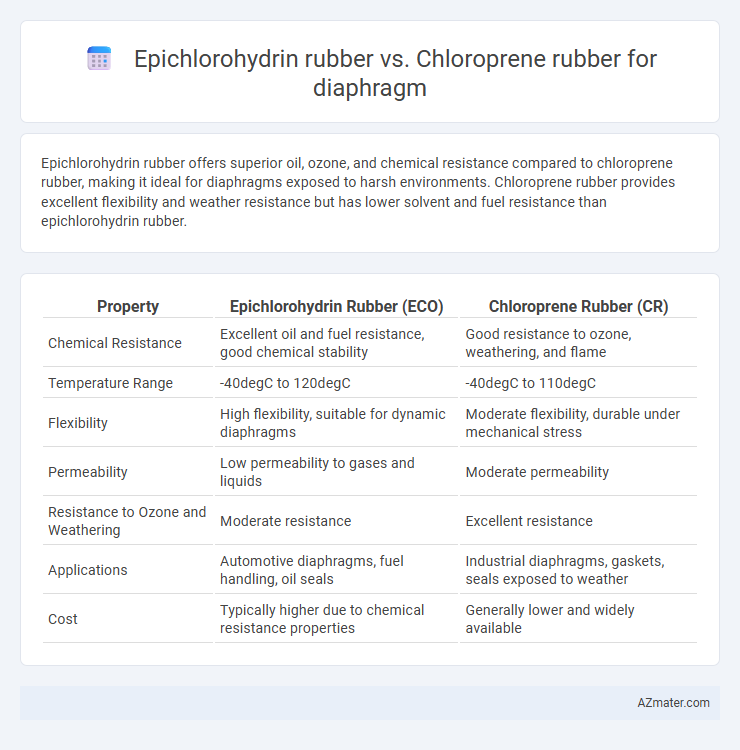 Epichlorohydrin rubber vs. Chloroprene rubber for diaphragm - What is The Difference?