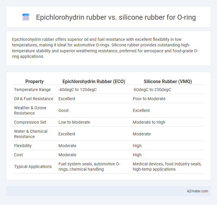 Epichlorohydrin rubber vs. silicone rubber for O-ring - What is The Difference?