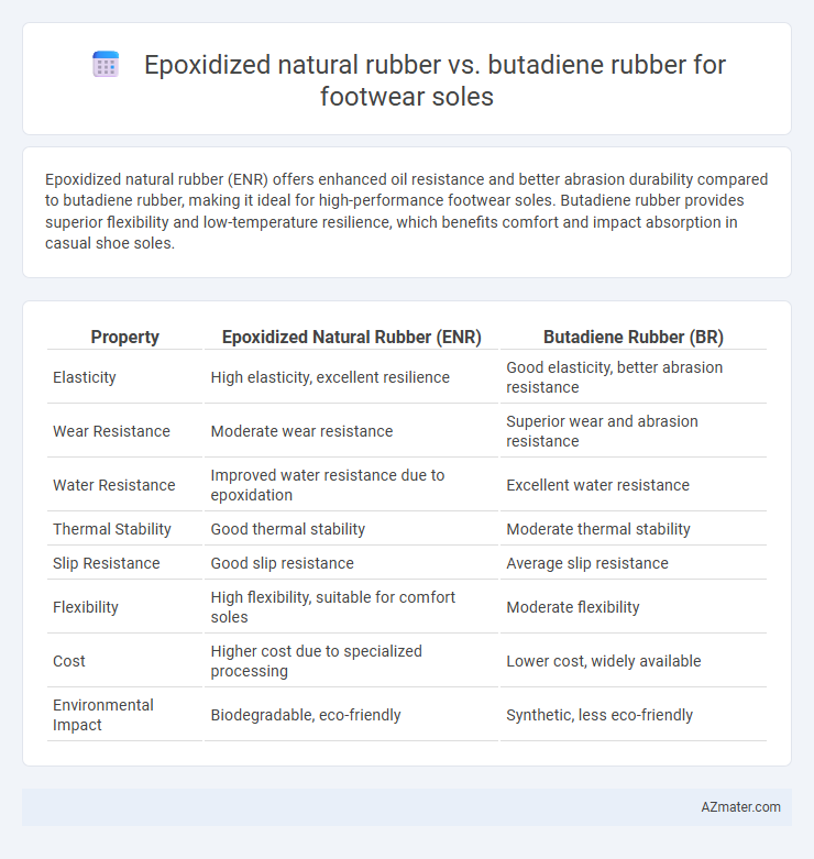 Epoxidized natural rubber vs. butadiene rubber for footwear soles - What is The Difference?