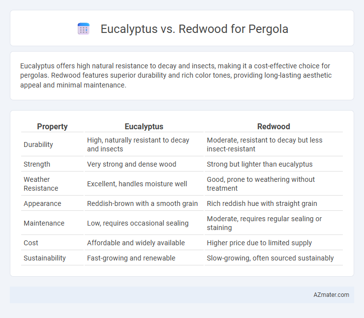 Eucalyptus vs. Redwood for Pergola - What is The Difference?