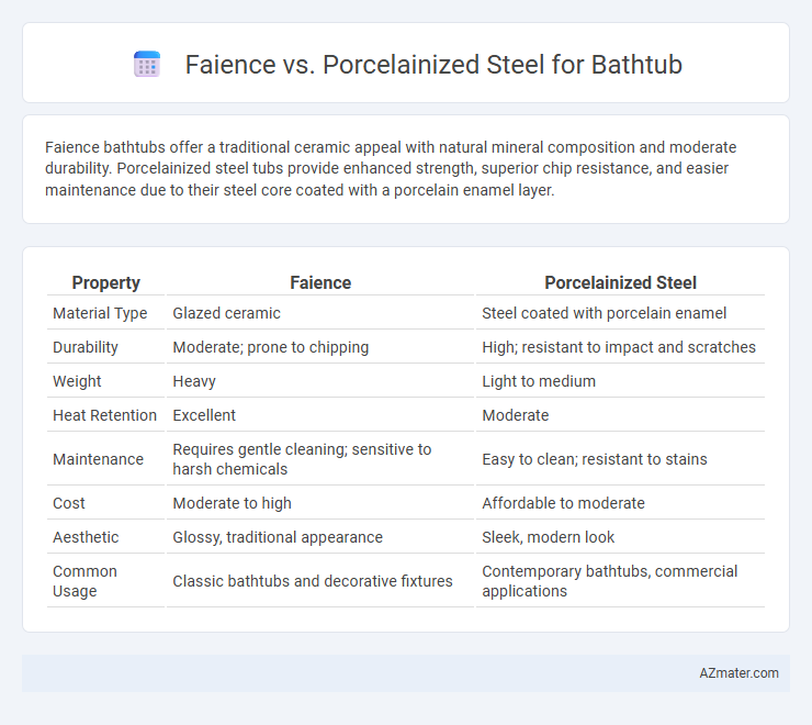 Faience vs. Porcelainized Steel for Bathtub - What is The Difference?