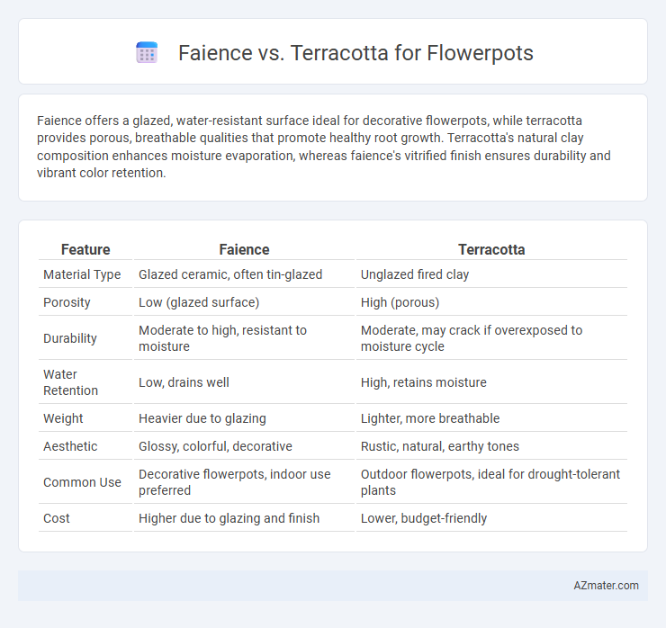 Faience vs. Terracotta for Flowerpots - What is The Difference?
