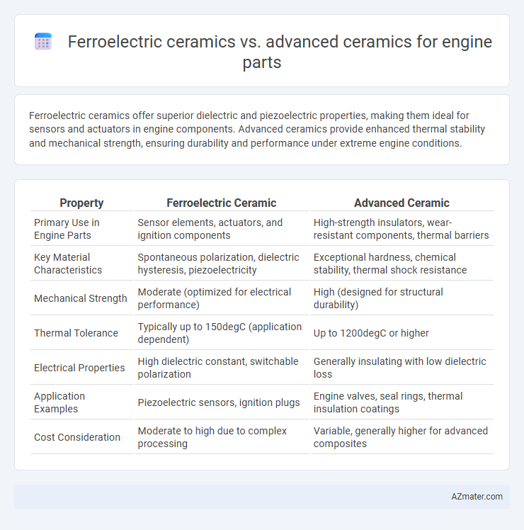 Ferroelectric ceramics vs. advanced ceramics for engine parts - What is The Difference?