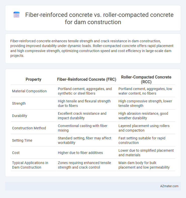 Fiber-reinforced concrete vs. roller-compacted concrete for dam construction - What is The Difference?