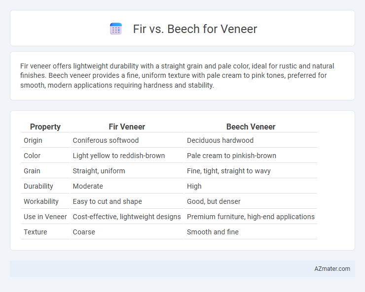 Fir vs. Beech for Veneer - What is The Difference?