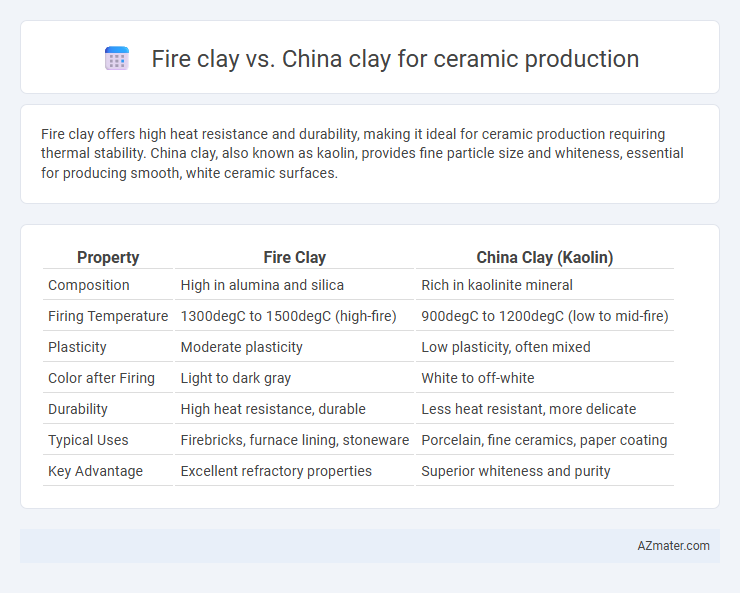 Fire clay vs. China clay for ceramic production - What is The Difference?