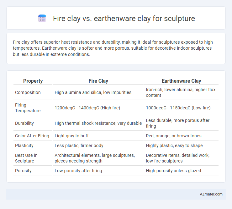Fire clay vs. earthenware clay for sculpture - What is The Difference?