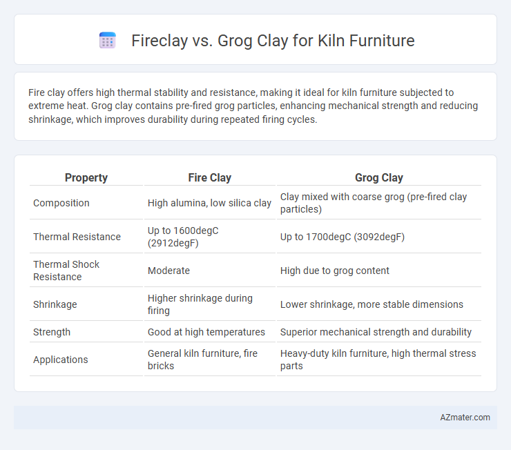 Fireclay vs. Grog Clay for Kiln Furniture - What is The Difference?