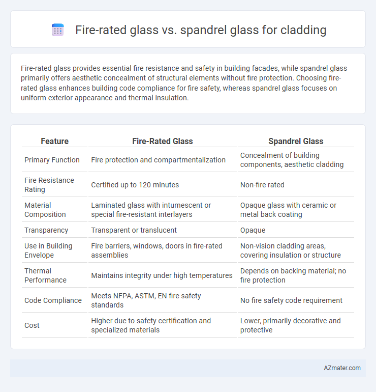 Fire-rated glass vs. spandrel glass for cladding - What is The Difference?