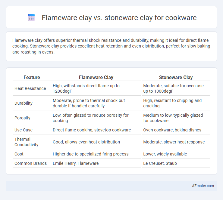 Flameware clay vs. stoneware clay for cookware - What is The Difference?