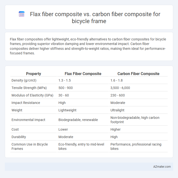 Flax fiber composite vs. carbon fiber composite for bicycle frame - What is The Difference?