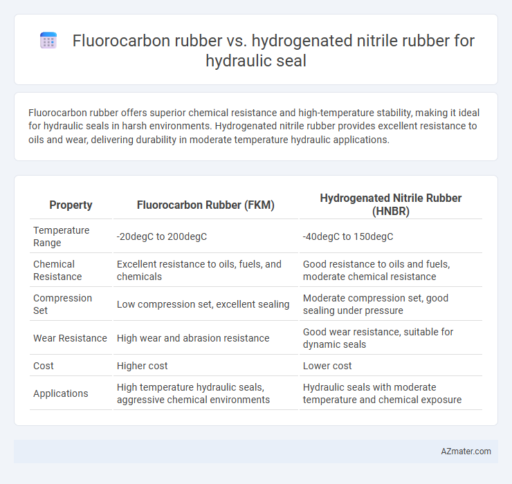 Fluorocarbon rubber vs. hydrogenated nitrile rubber for hydraulic seal - What is The Difference?