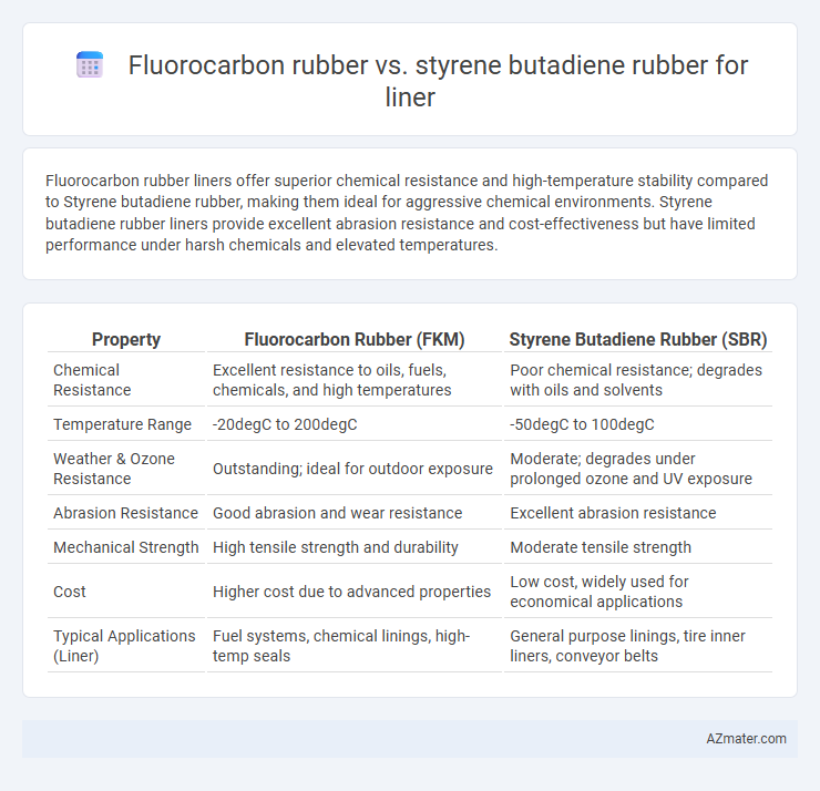 Fluorocarbon rubber vs. styrene butadiene rubber for liner - What is The Difference?
