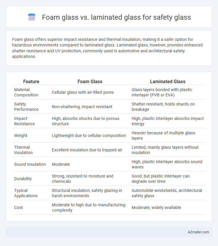 Foam glass vs. laminated glass for safety glass - What is The Difference?