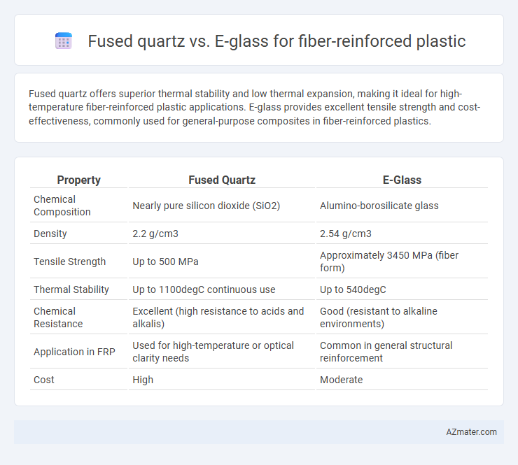 Fused quartz vs. E-glass for fiber-reinforced plastic - What is The Difference?