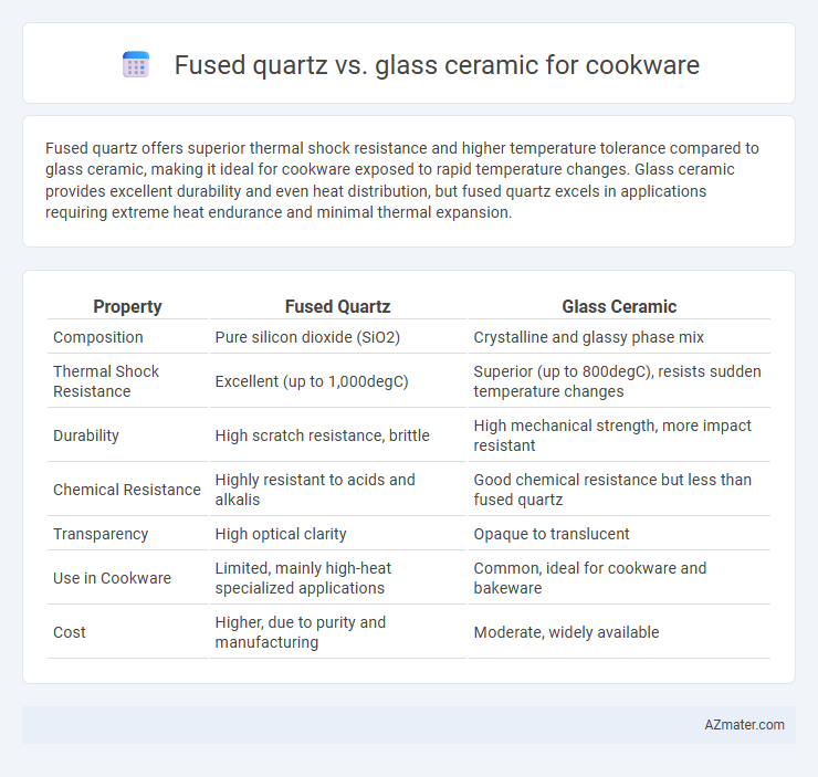 Fused quartz vs. glass ceramic for cookware - What is The Difference?